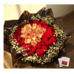 Mid Size Premium Rose Bouquet + Card - Image 2