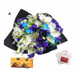 Tropical Bouquet Flowers, Chocolates & Card