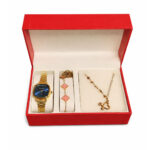 Luxury Jewelry Gift Set (Necklace, Bracelet, ring & Watch)