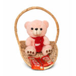 Teddy Bear Chocolate Gift Basket