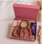 Cute Ladies Handbag & Necklace Gift Set – Premium Pink Gift Box