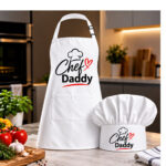 The Kitchen Personality Gift Set – Personalized Apron & Chef Hat - Image 2